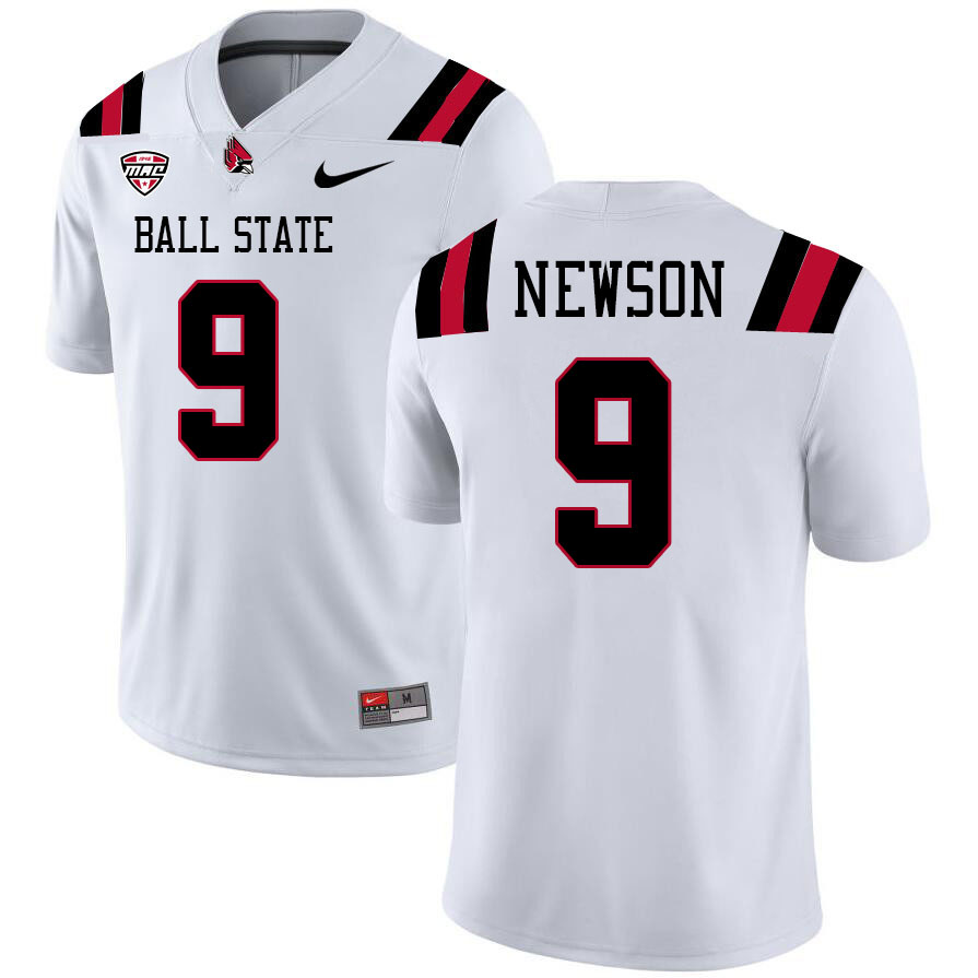 Keionte Newson Ball State Jersey,Ball State Cardinals #9 Keionte Newson Jersey Youth College-White